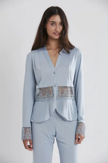 Pierre Cardin Penye Altılı Gelin Çeyiz Seti 5040 Mist resmi