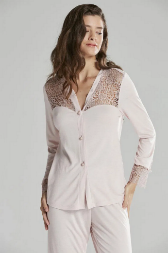 Pierre Cardin Penye Altılı Gelin Çeyiz Seti 5625 Pudra resmi