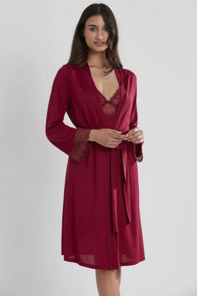 Pierre Cardin Penye Altılı Gelin Çeyiz Seti 5025 Bordo resmi