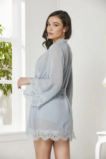 Pierre Cardin Saten Dörtlü Gelin Çeyiz Seti 7005 Mist resmi