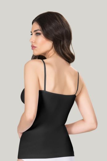 Miss Fit İnce Askılı Atlet 1607 Siyah resmi