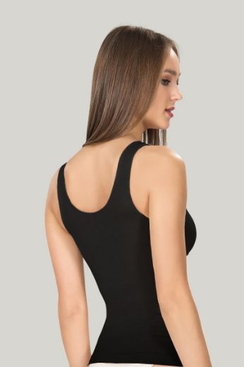 Miss Fit Kalın Askılı Atlet 1601 Siyah resmi