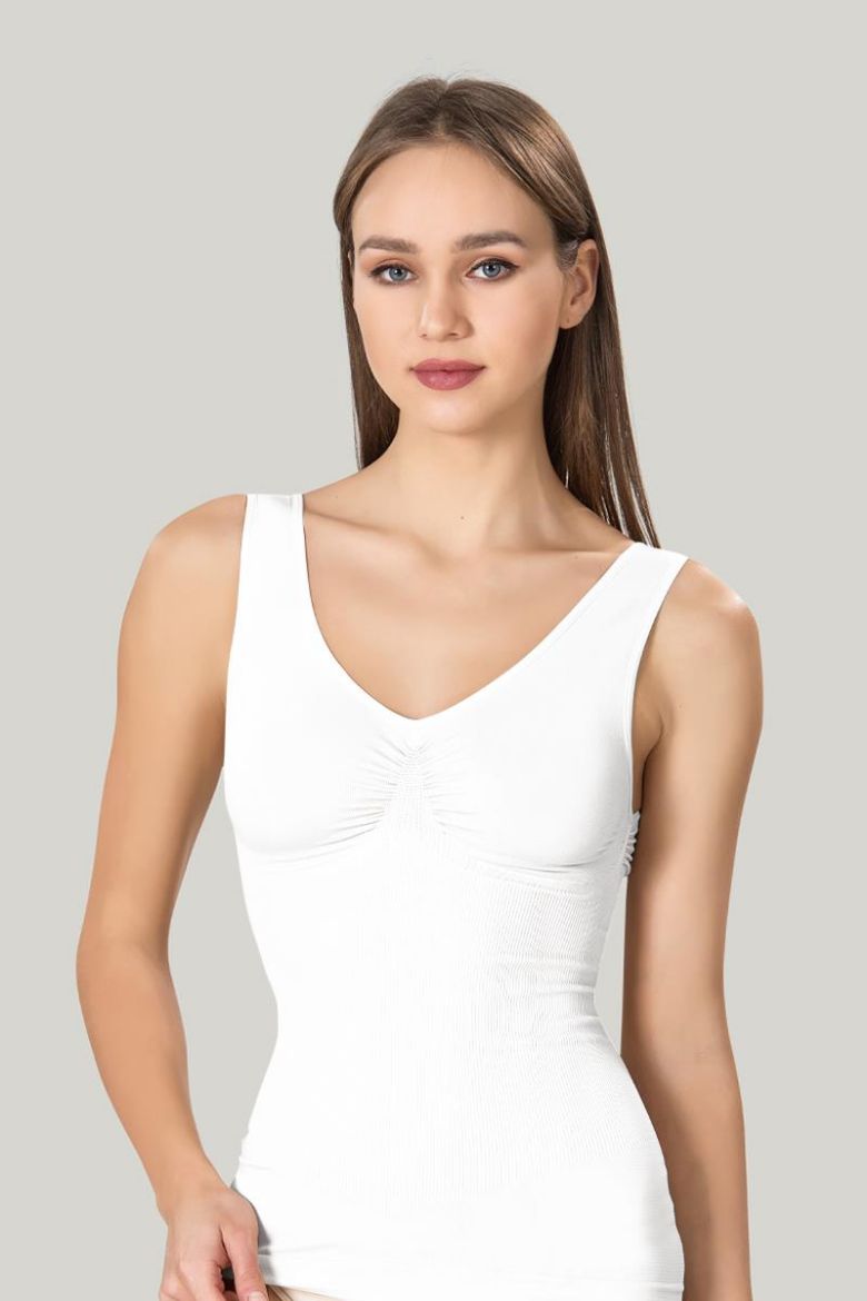 Miss Fit Toparlayıcı Atlet 16428 Beyaz resmi