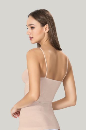 Miss Fit Parlak Korsajlı Atlet 16888 Ten resmi