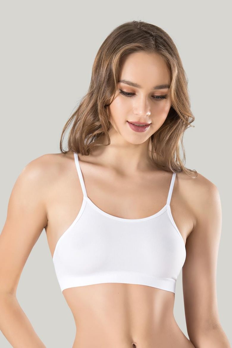 Miss Fit Çapraz Askılı Büstiyer 1505 Beyaz resmi