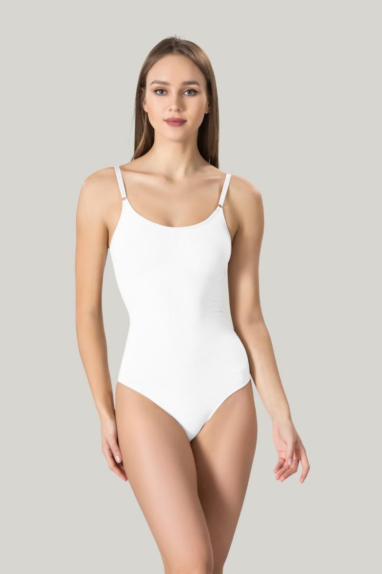 Miss Fit  Ayar Askılı Body Korse 1916 Beyaz  resmi