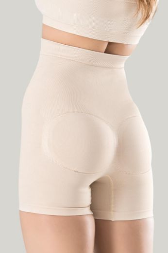 Miss Fit  Yüksek Bel Korse Boxer 34313 Ten resmi