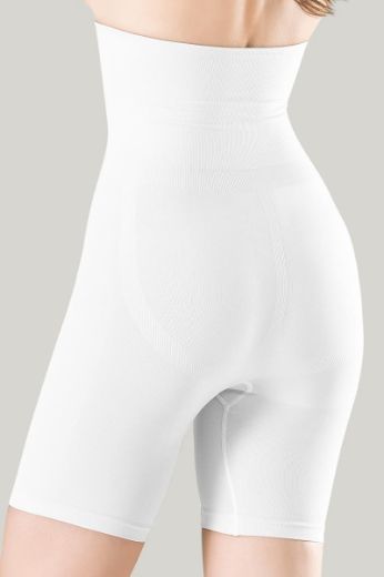 Miss Fit  Paçalı Mideli Korse 1205 Beyaz  resmi