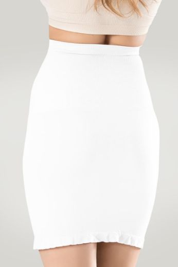 Miss Fit Jüpon Korse 54185  Beyaz  resmi