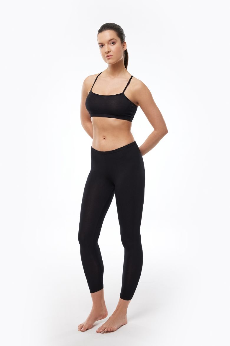 Malabadi Modal Uzun Tayt 190 Siyah resmi