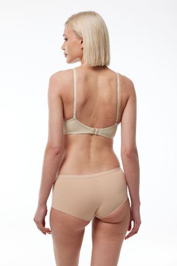 Malabadi Balenli Desteksiz Yumuşak Dokulu Soft Cup Sütyen 809 Ten resmi