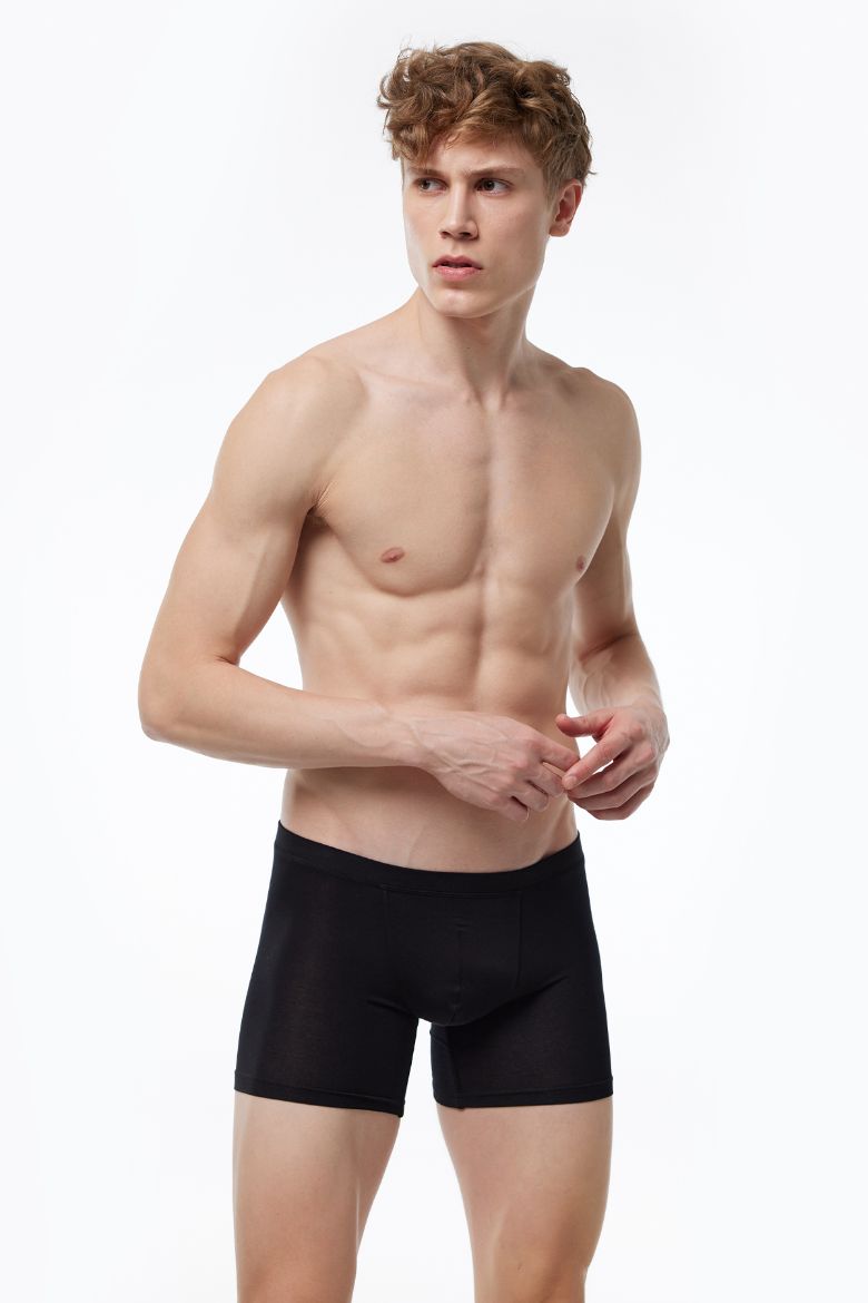 Malabadi Micro Modal Boxer 909 Siyah resmi