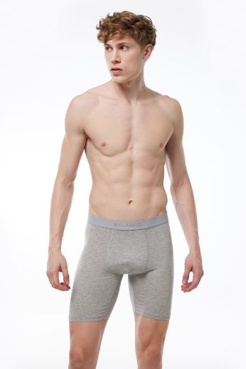 Malabadi Uzun Paçalı Modal Boxer 019 Gri resmi