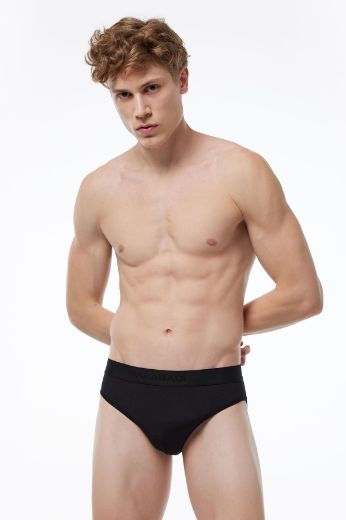 Malabadi Modal Slip Külot 080 Siyah resmi