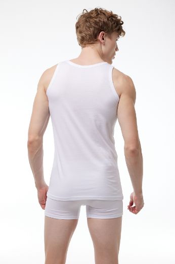 Malabadi Modal Yaz Serinliği Atlet 082 Beyaz resmi