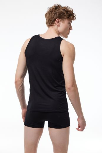 Malabadi Üst Seviye Micro Modal Atlet 910 Siyah resmi