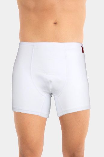 Jiber İnce Lastikli Penye Modal Boxer 286 Beyaz resmi