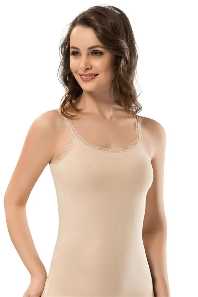 Erdem Dantel Askılı Atlet 2116 Ten resmi