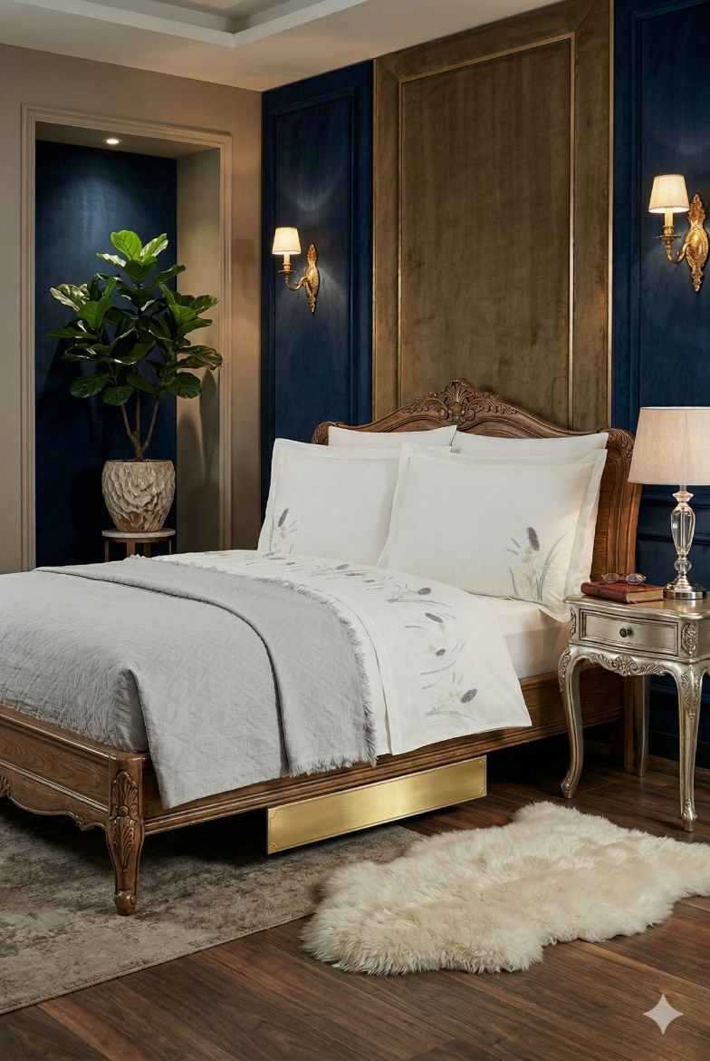 Özdilek Flover Gelin Seti Gri resmi