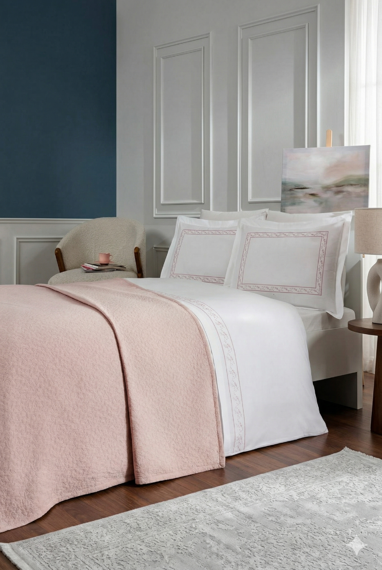 Özdilek Camilia Gelin Seti Pudra resmi