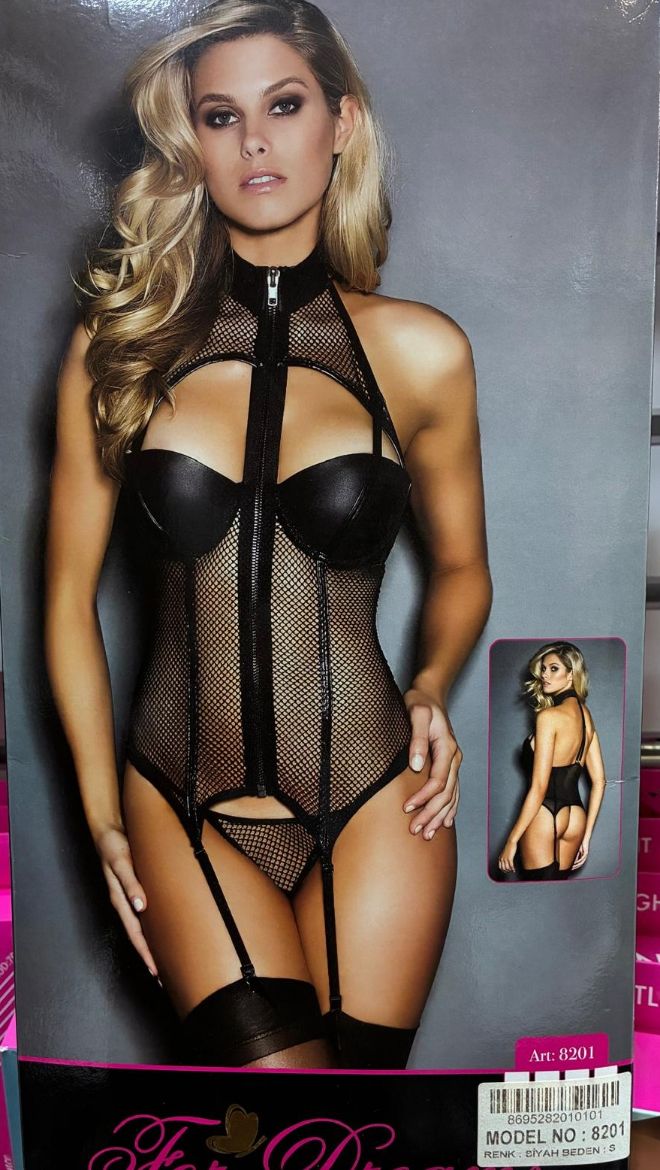 Nightlight Gece Cazibesi Jartiyerli Body Set resmi